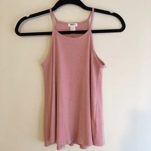 Forever 21 Pink Ribbed Tank Top
